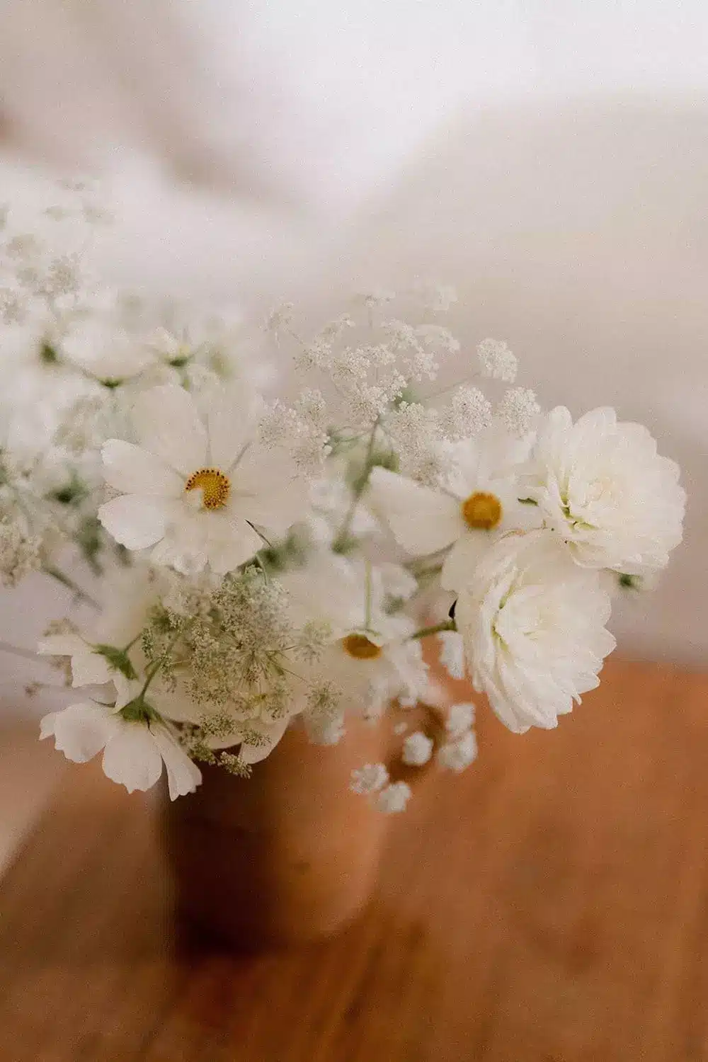 bouquet de fleurs mariage blanc sarthe
