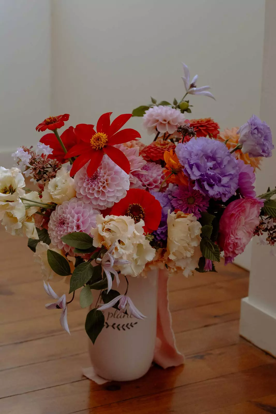 bouquet de fleurs colore fleuriste ecoresponsable nantes