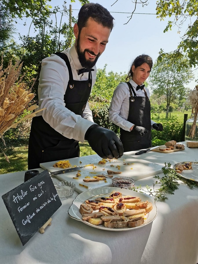 foie gras mariage repas haut de gamme mariage