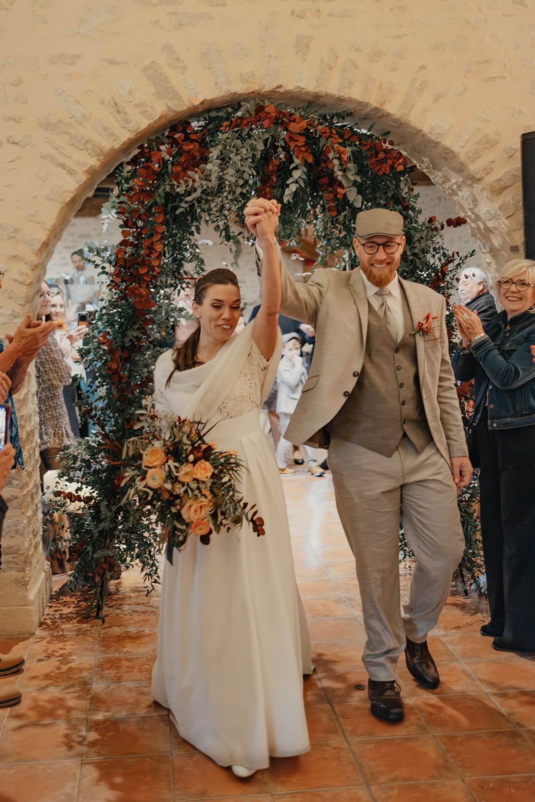 entrée de salle des mariés mariage sarthe