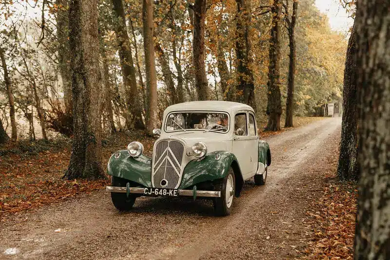 voiture de collection mariage vintage normandie