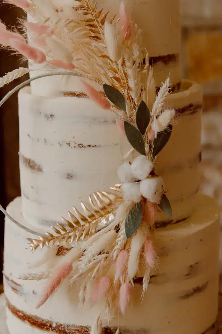 wedding cake nude bohème pays de la loire mayenne