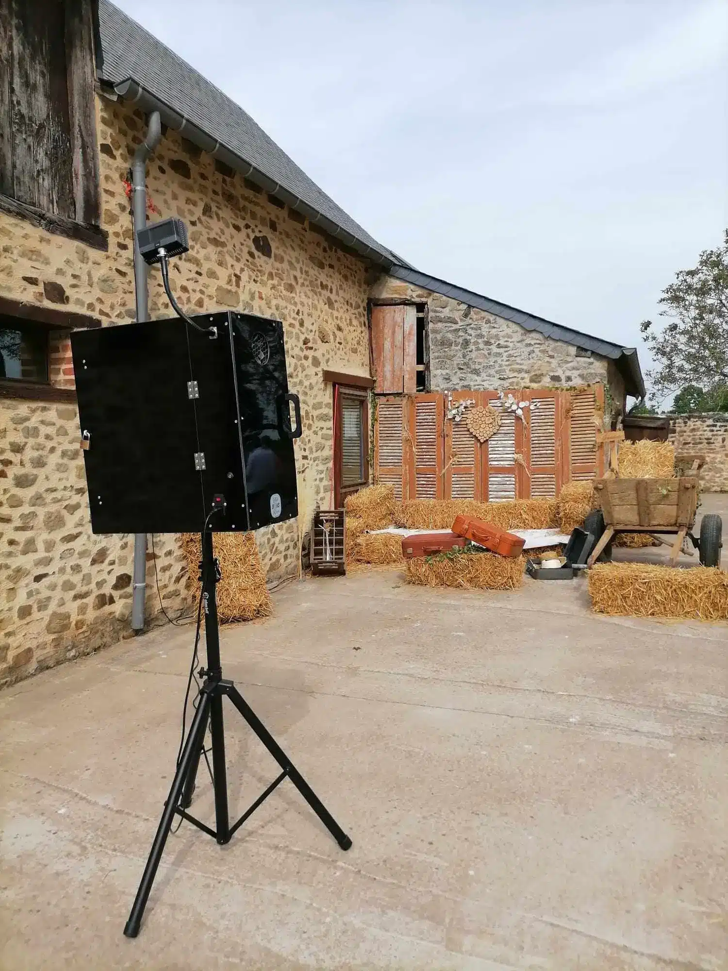 location photobooth pour un mariage en Mayenne