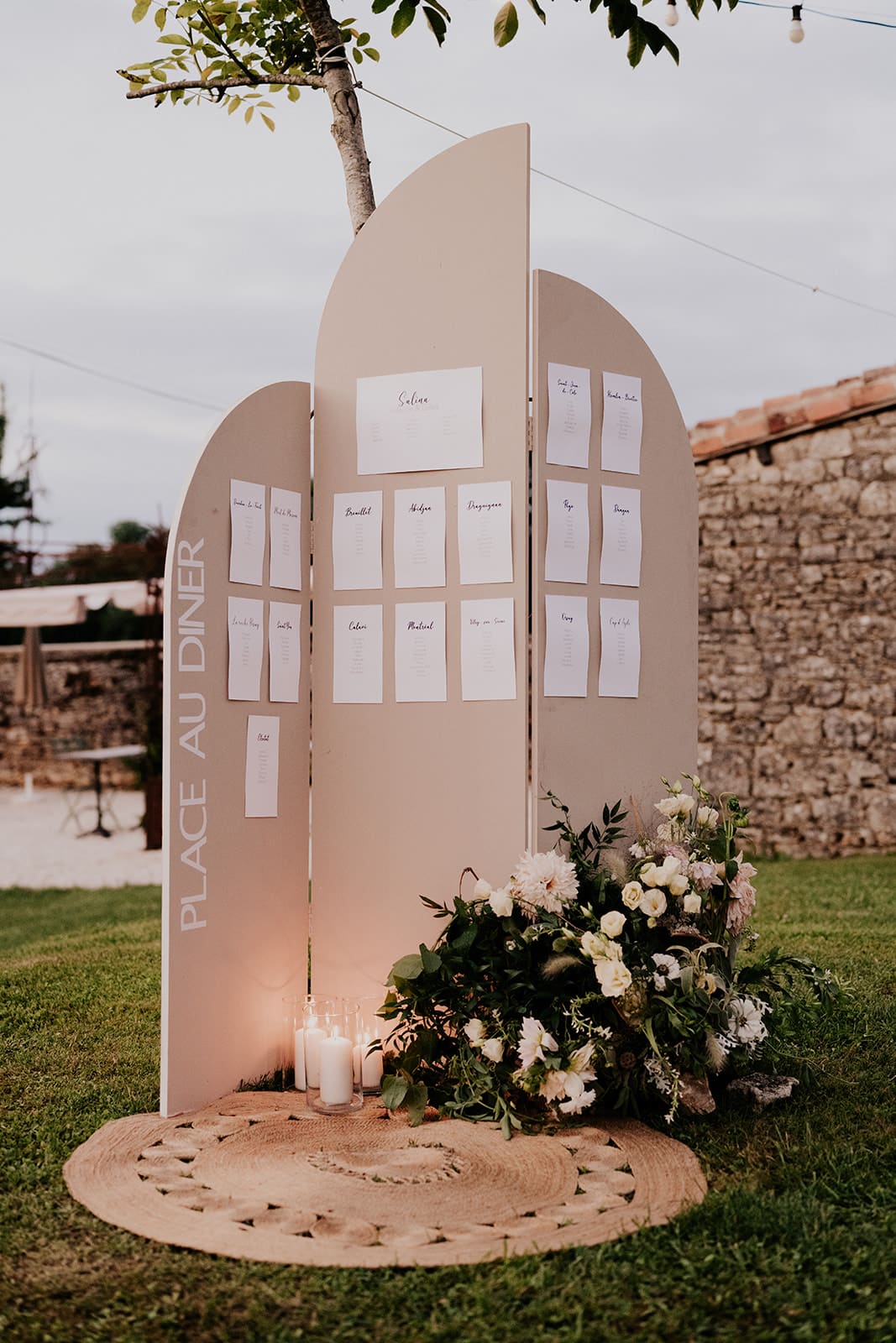 scenographie florale mariage