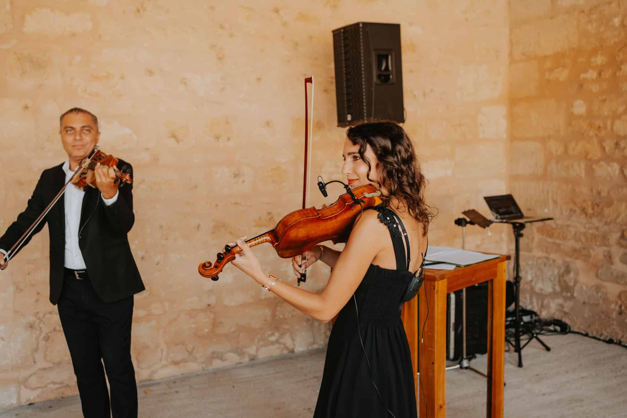 violonistes mariage