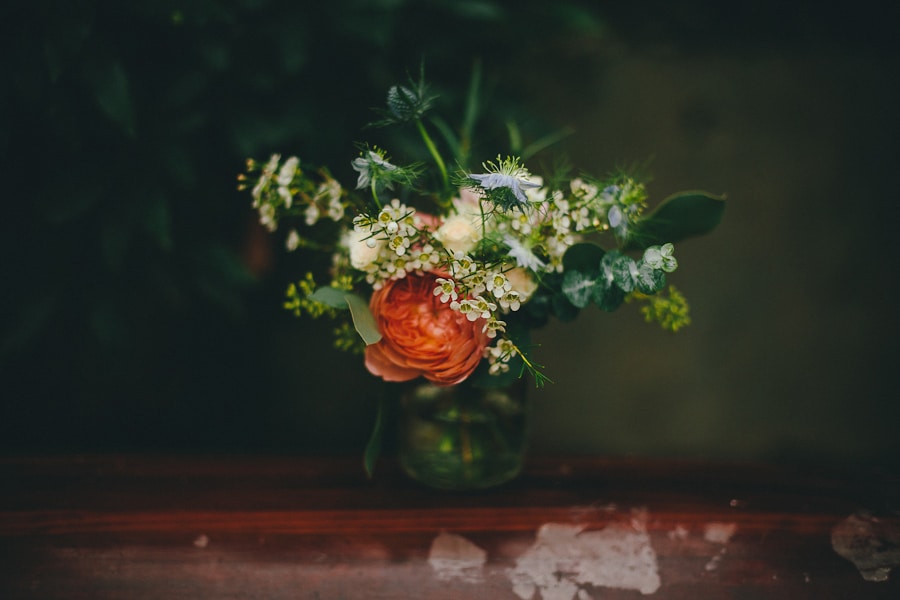 bouquet de mariée champetre