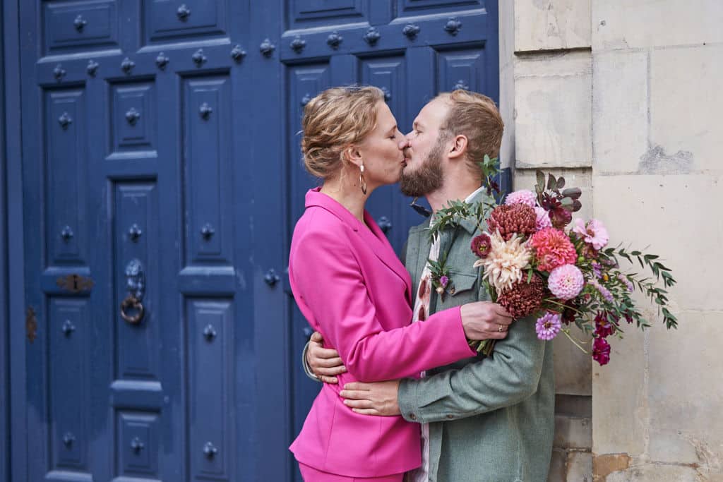 mariage colore rose fuchsia angers