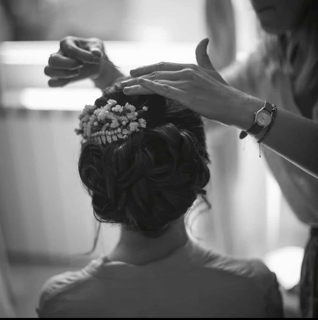 Coiffure mariée bordeaux Gironde