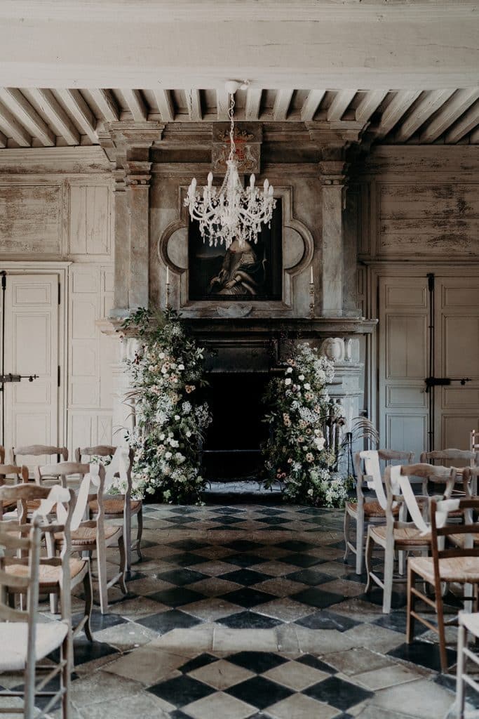 arche de ceremonie en interieur