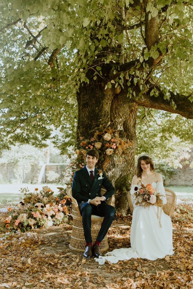 arche de ceremonie avec un arbre