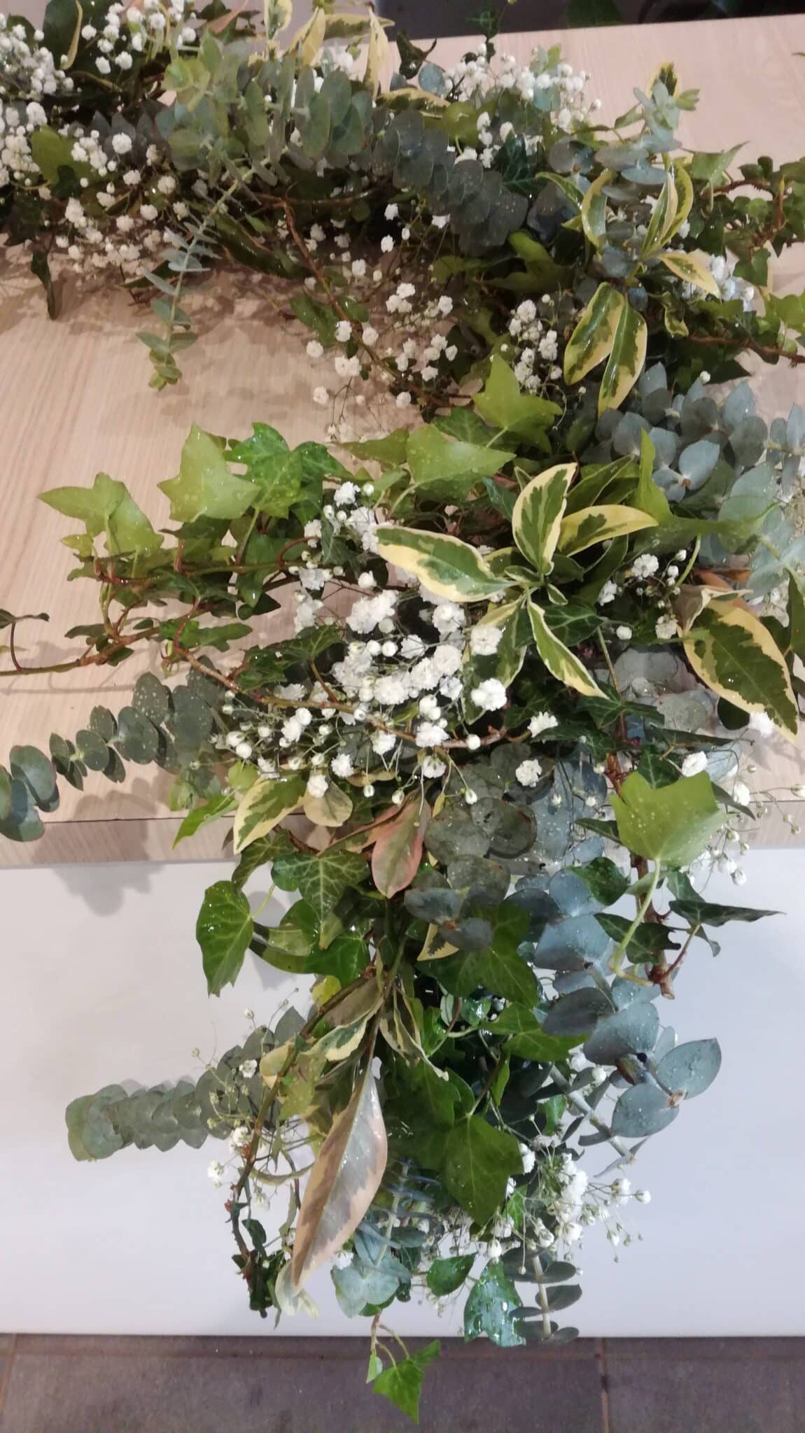 feuillage guirlande vegetal mariage anjou