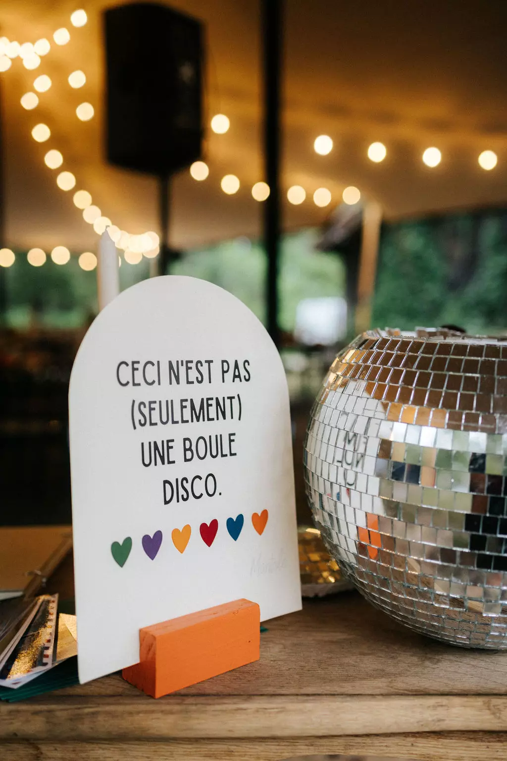 cagnotte de mariage originale disco