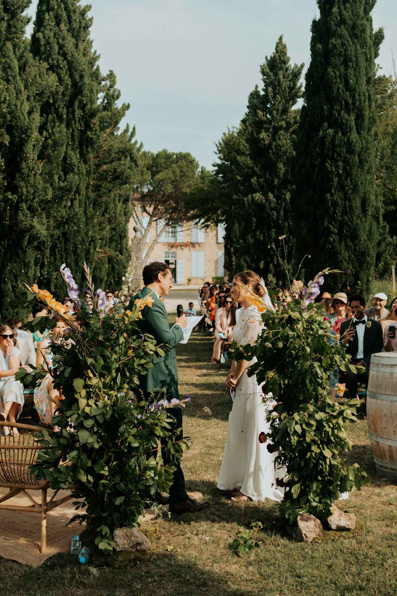 arche fleurie ceremonie mariage bordeaux