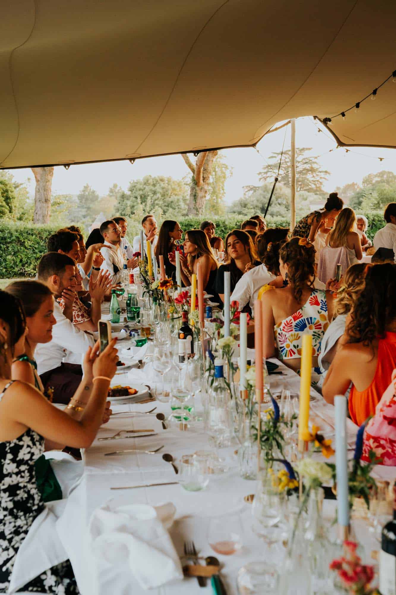 table banquet mariage convivial