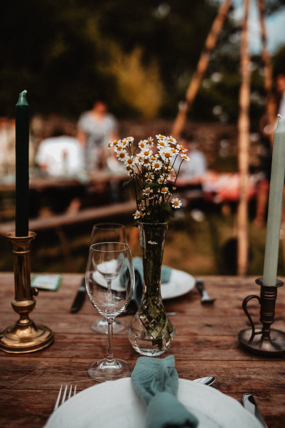 deco de table fleuri mariage