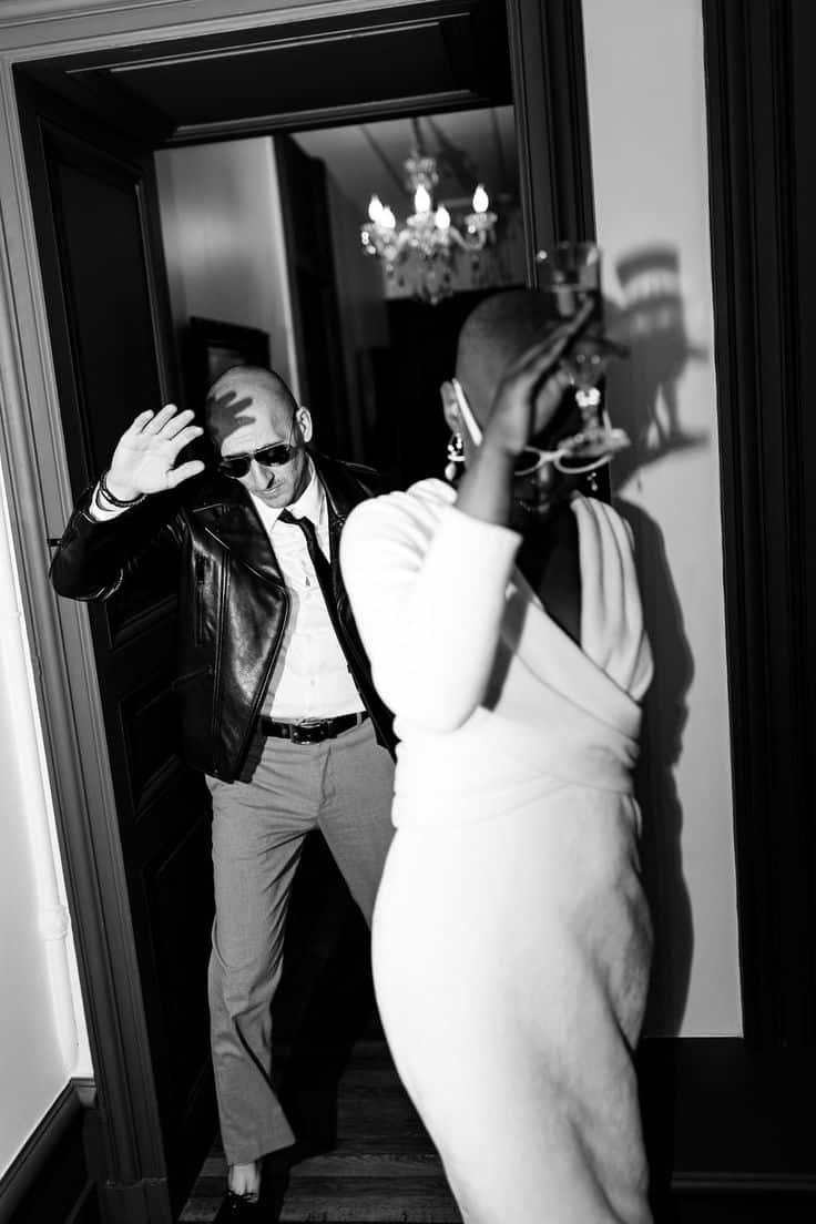 photo de mariage paparazzi