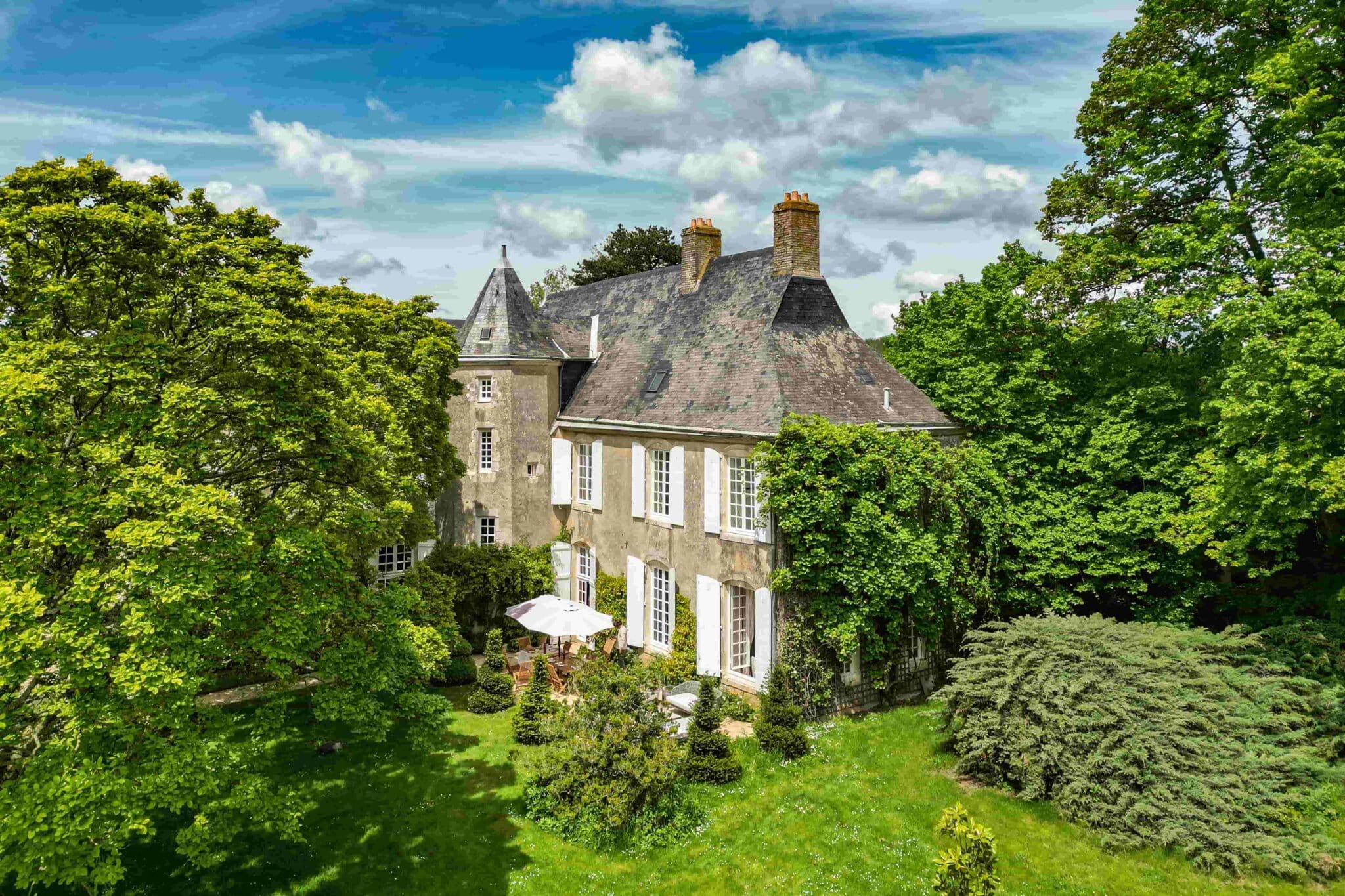 mariée mariés mariage château jardin sarthe wedding