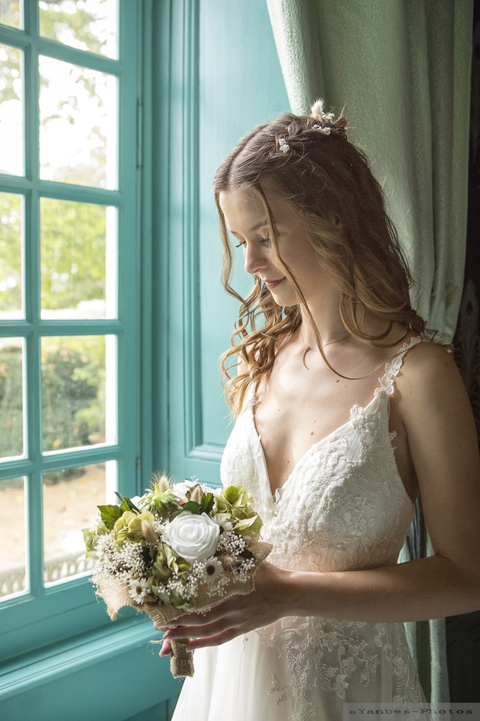 mariée mariés mariage château jardin pays de la loire