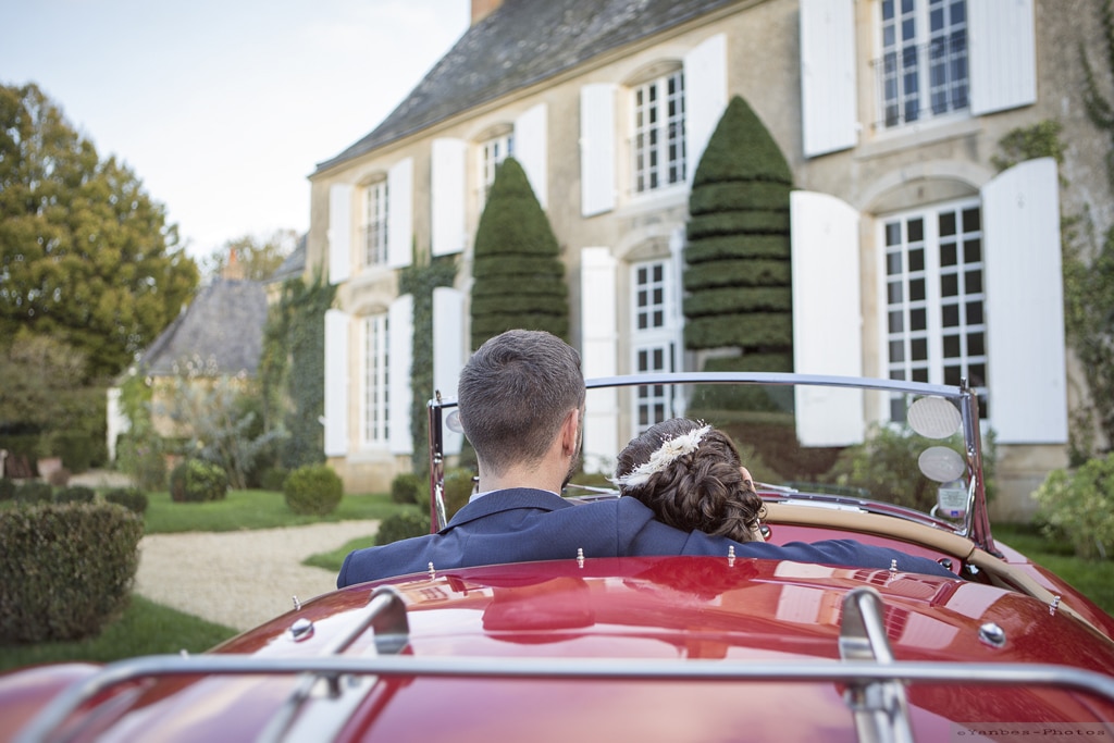 mariée mariés mariage château jardin lieu de réception mayenne