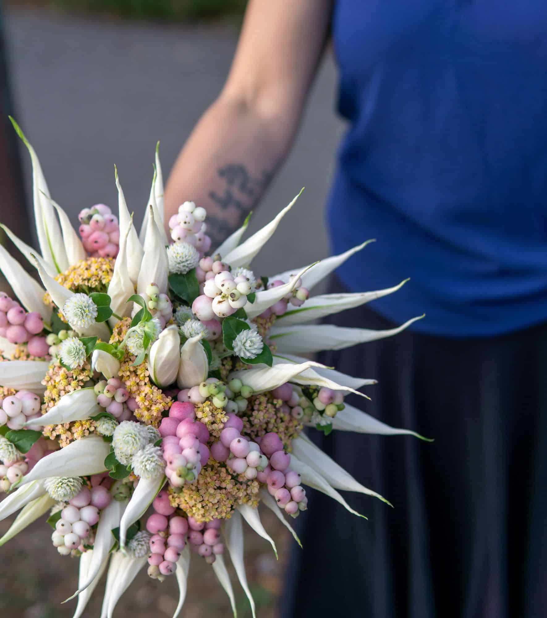 bouquet fleurs mariage local