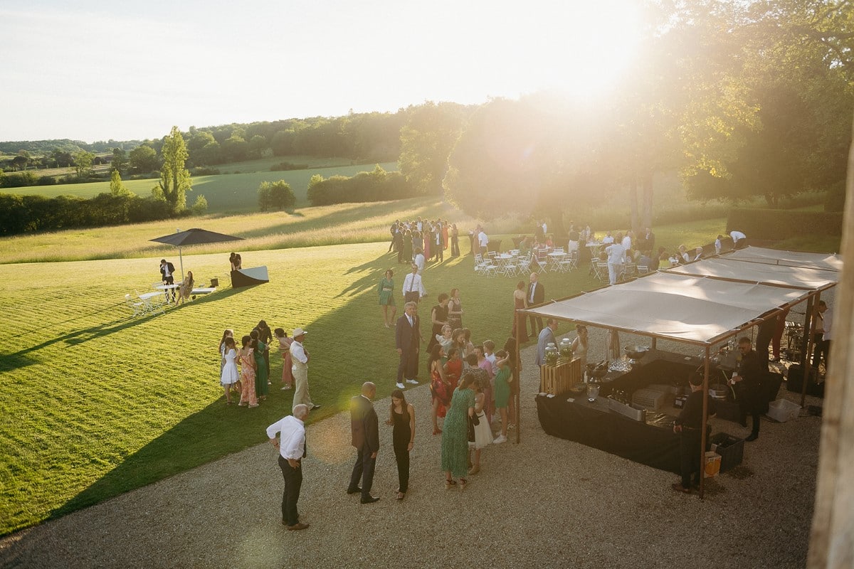 cocktail coucher du soleil mariage