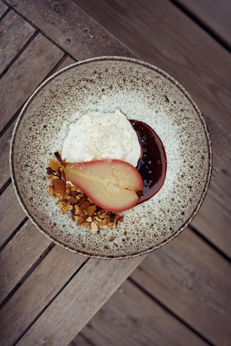 dessert poire chocolat mariage