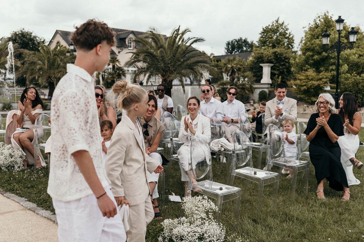 mariage chic blanc Bretagne