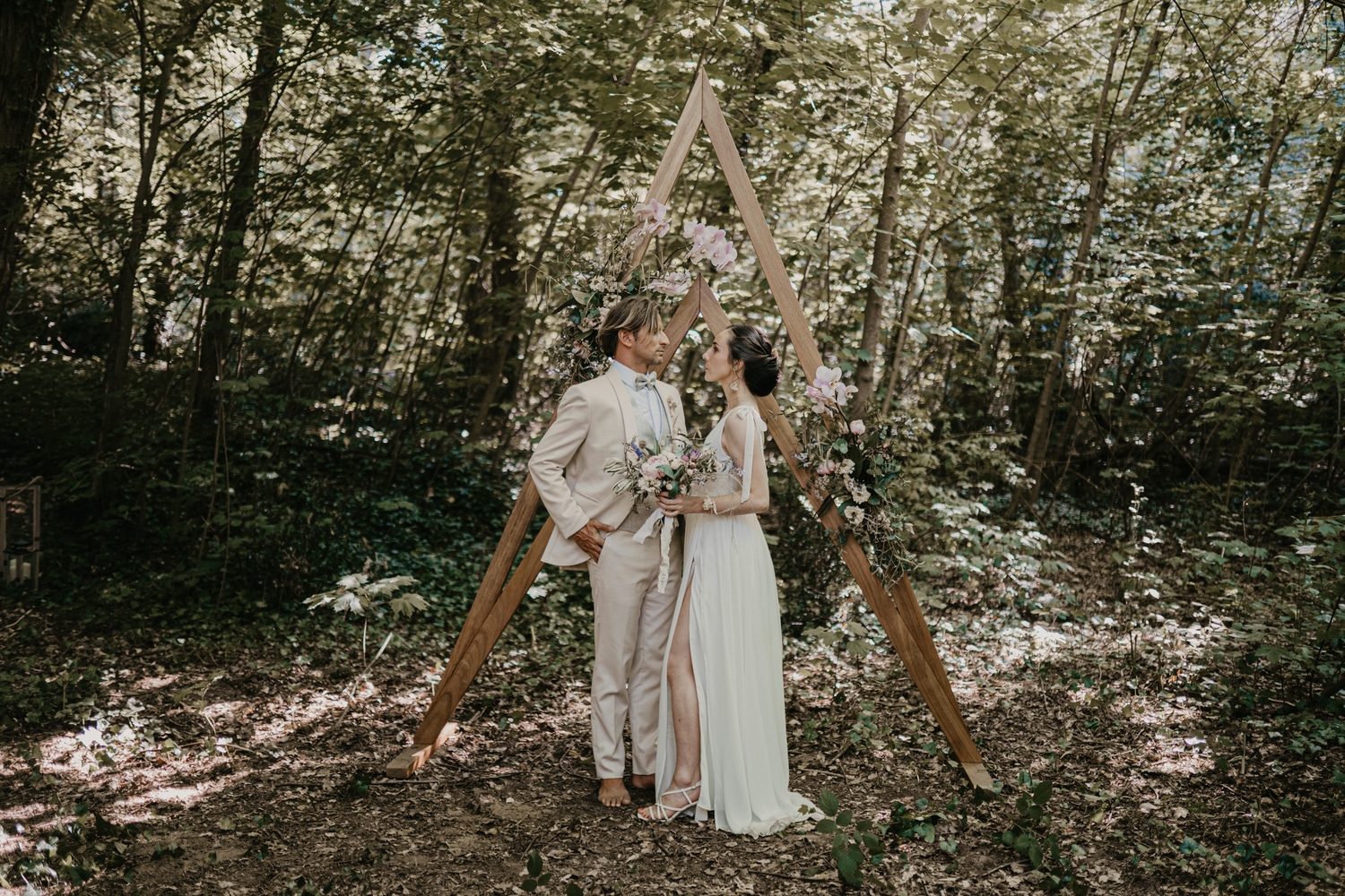 arche cérémonie mariage fleuriste ecoresponsable nantes