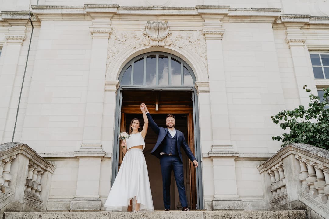 sortie mairie mariage moderne princesse pays de la loire