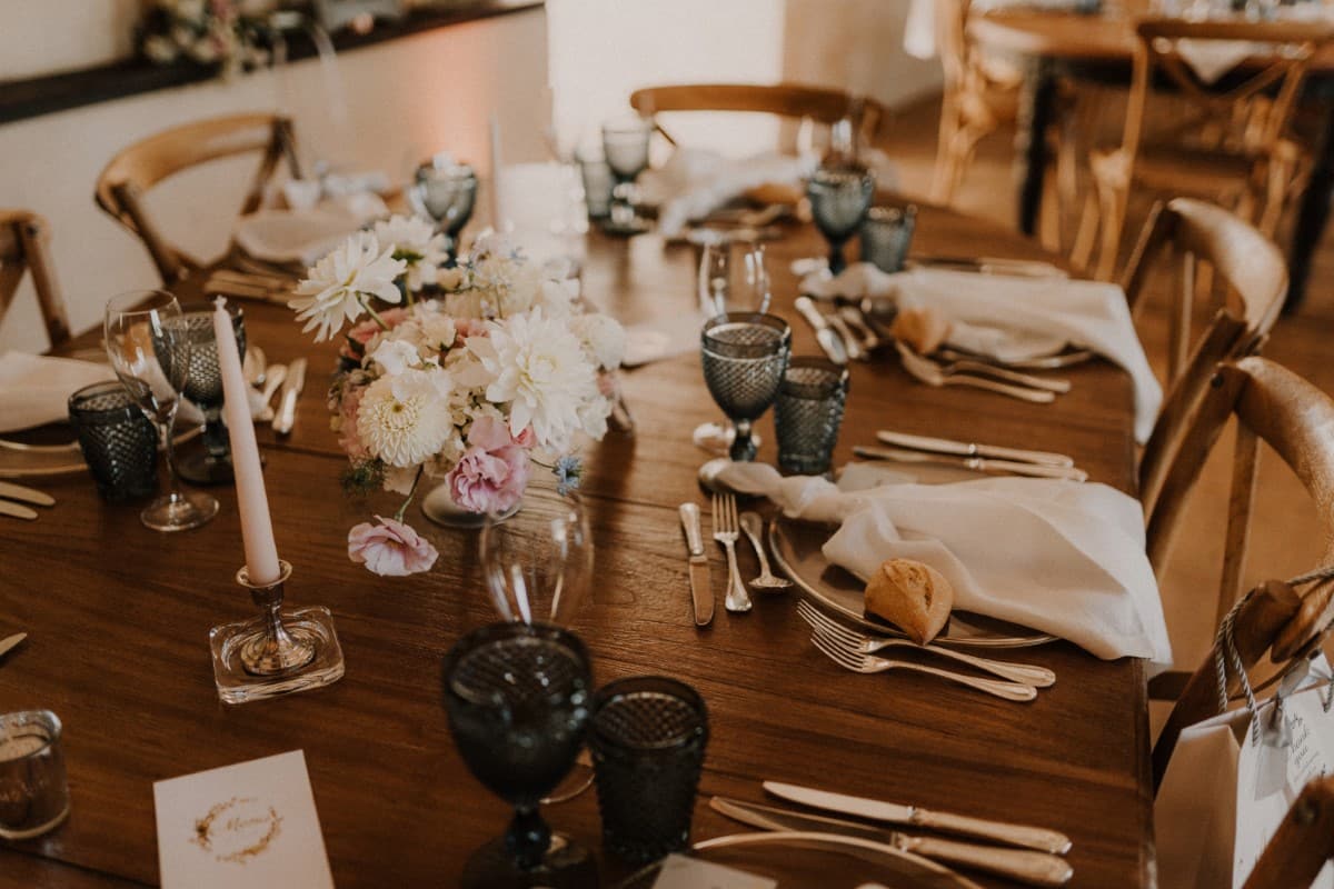 décoration de la salle du dîner du chateau de Garde