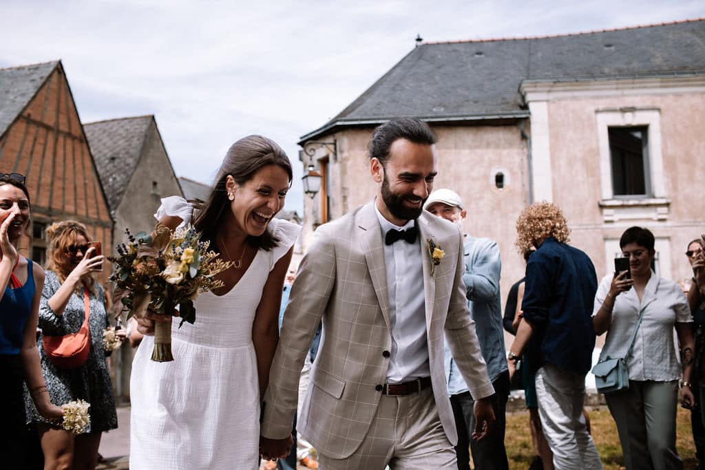 bouquet robe mariage photographe angers