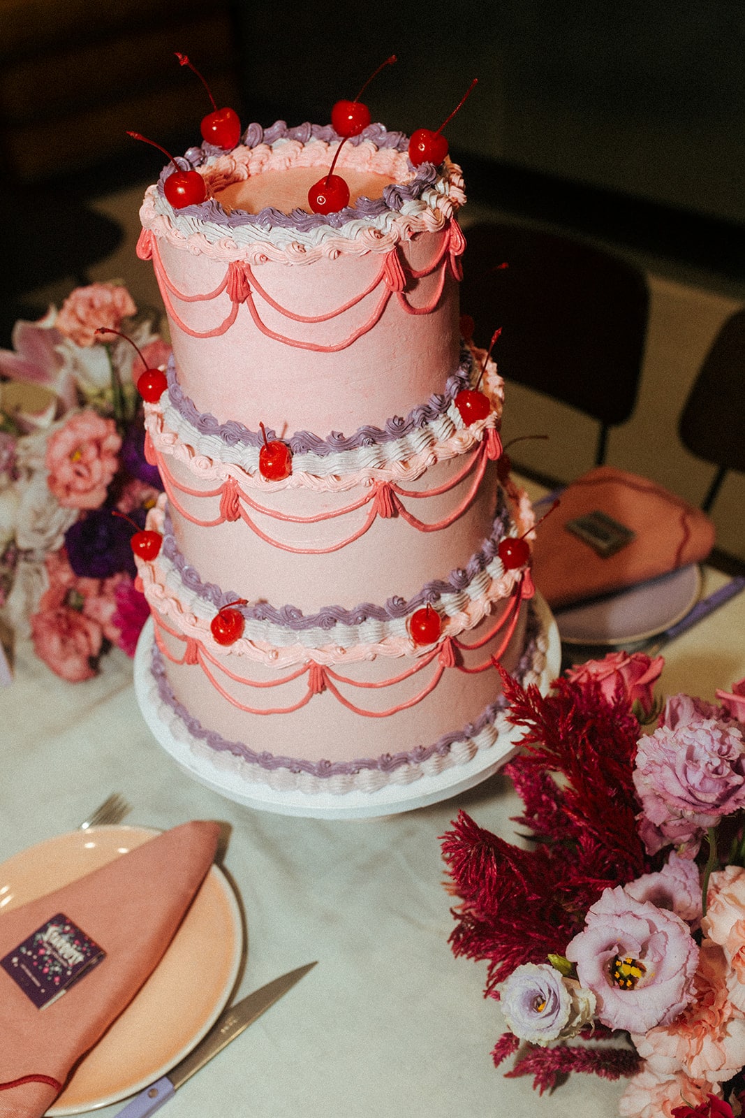 wedding cake bordeaux