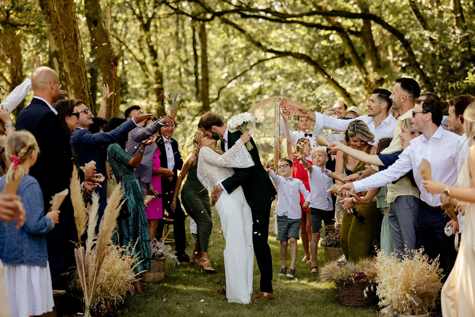 photographie de mariage ceremonie maine et loire