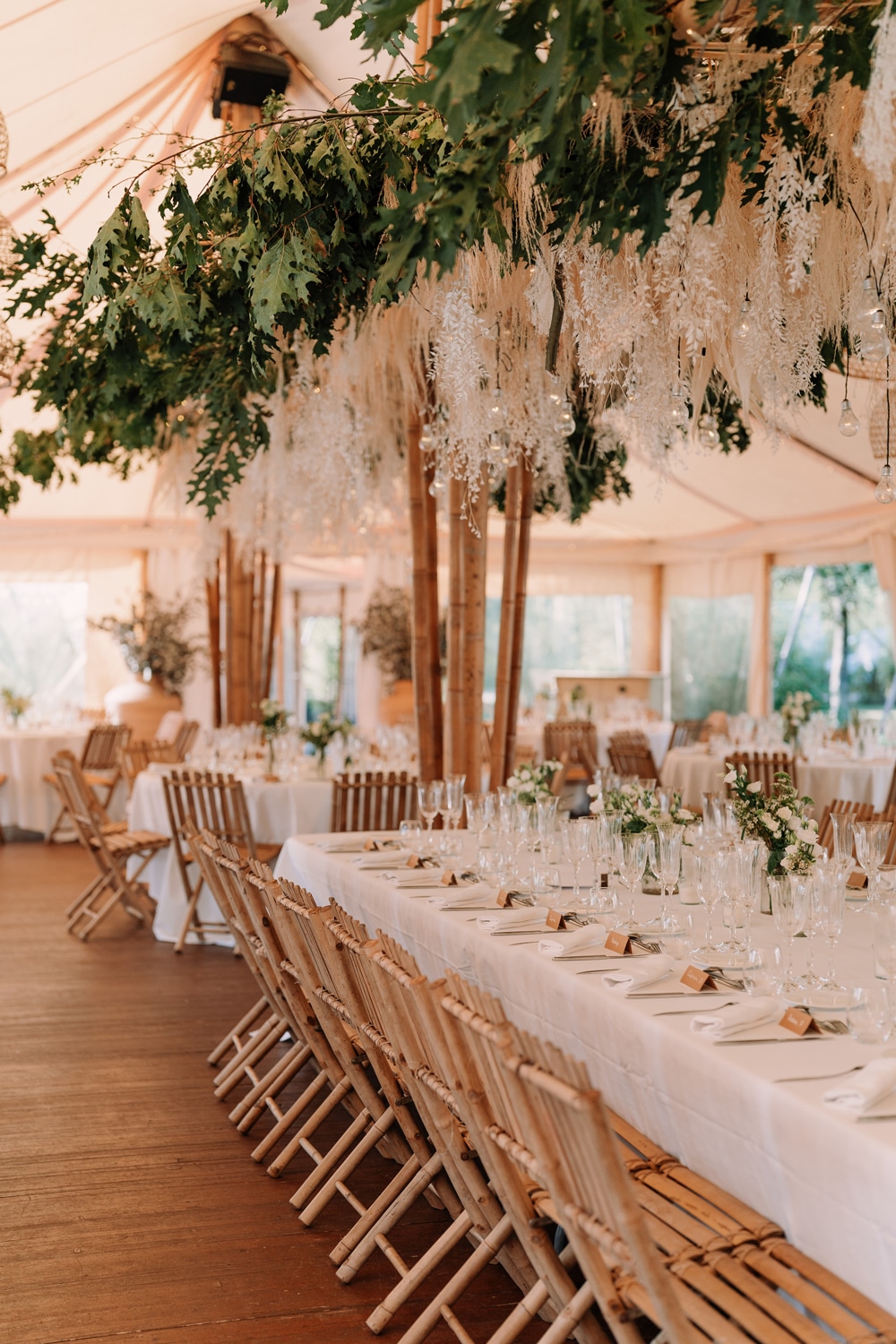 mariage chic en vert et blanc