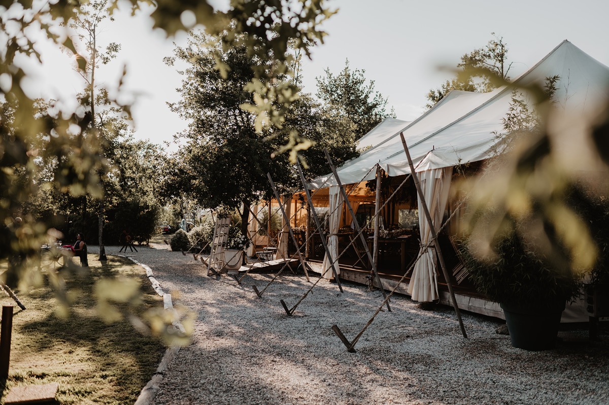 Chapiteau mariage dans les Landes Domaine de Petiosse