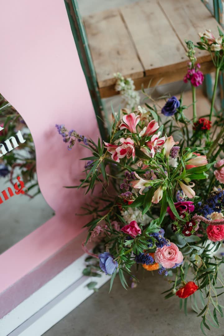 composition de fleurs locales salon du mariage bordeaux