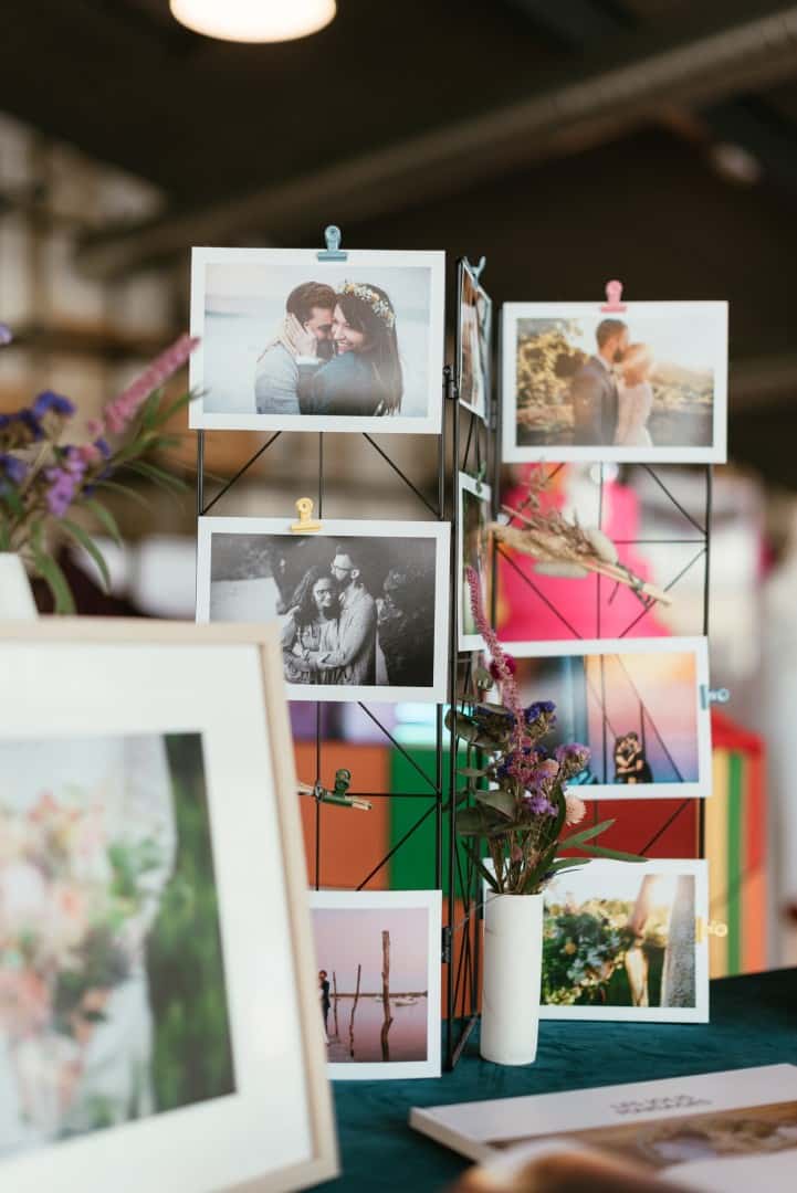 stand de photographe au salon du mariage à Bordeaux