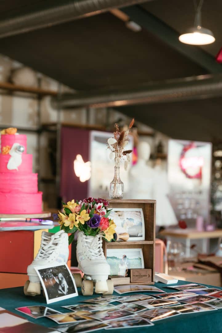 stand de photographe au salon du mariage à Bordeaux