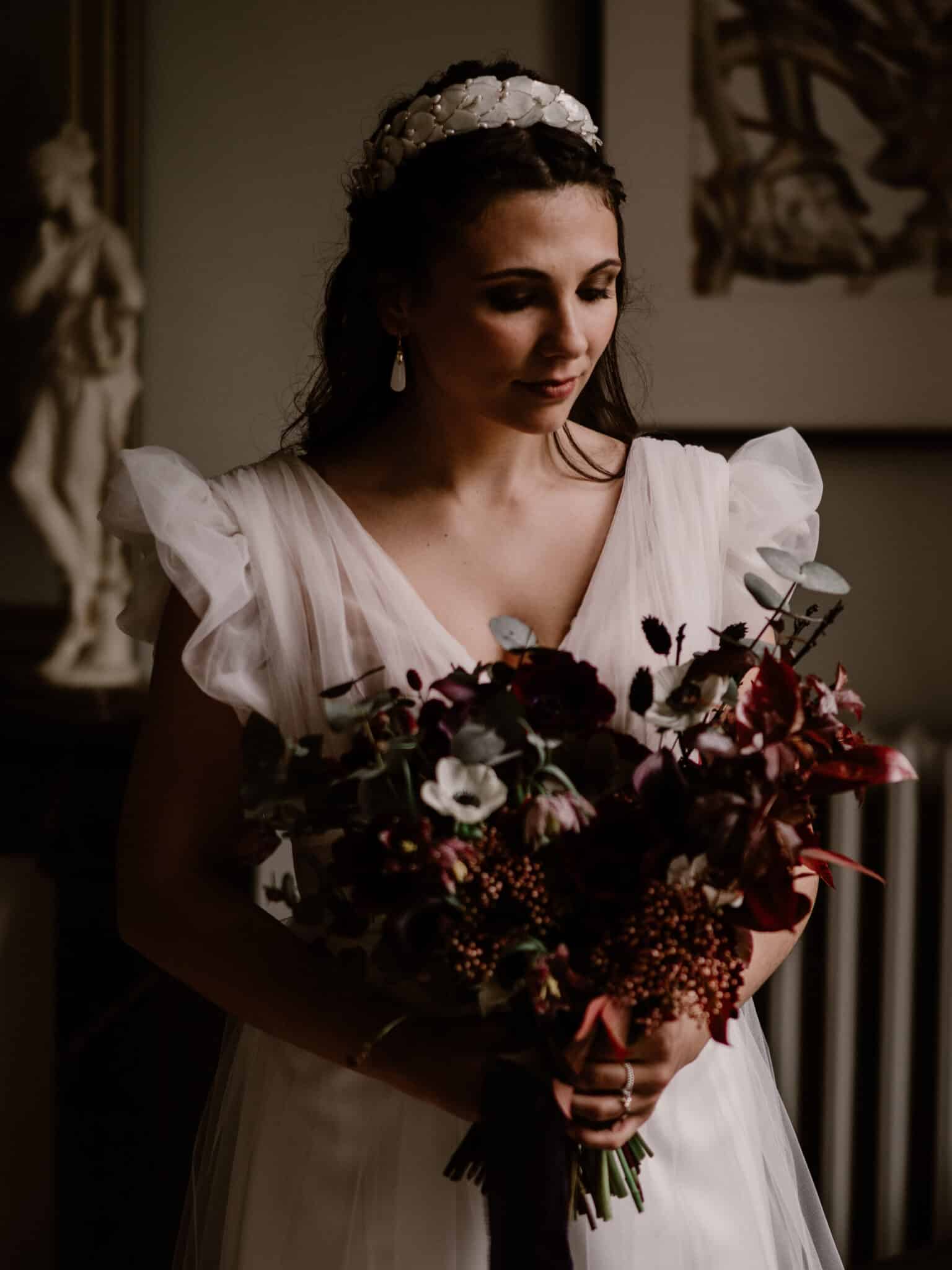 bouquet de mariée fleuriste écoresponsable sarthe