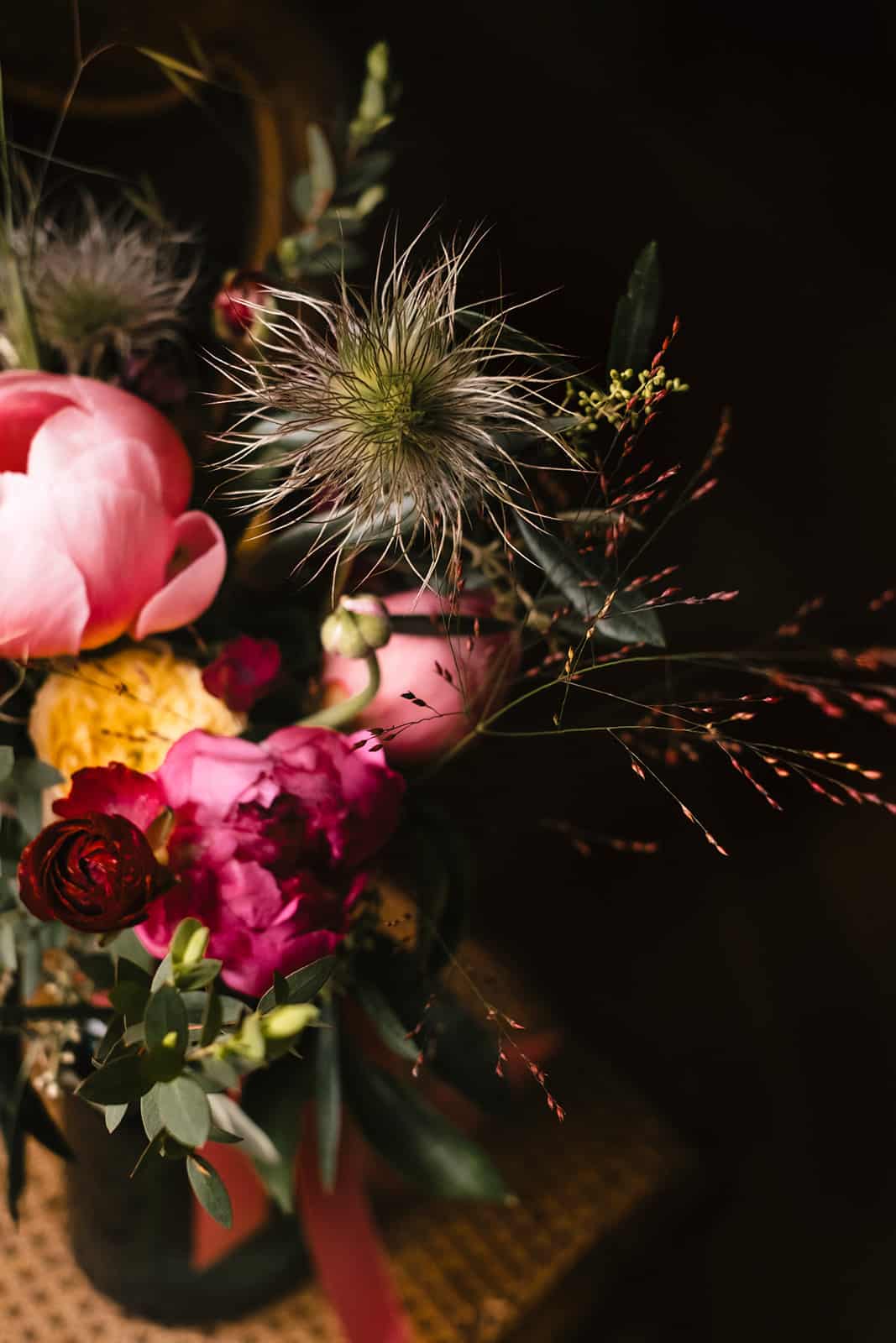 bouquet mariee pivoines roses maine et loire