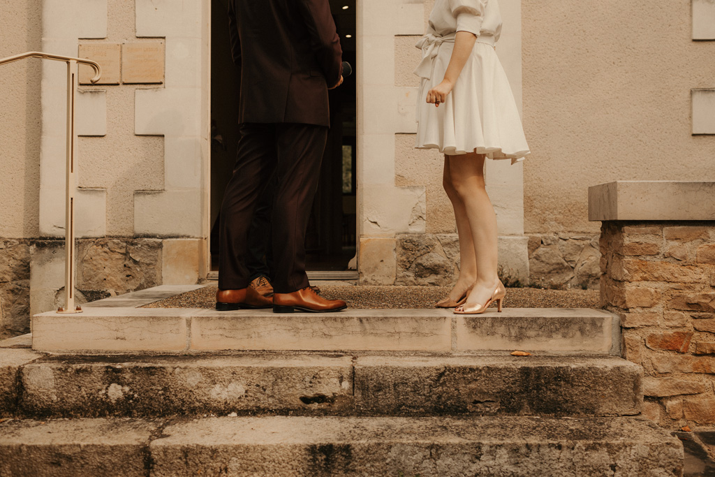 escarpins talons dores mariage angers