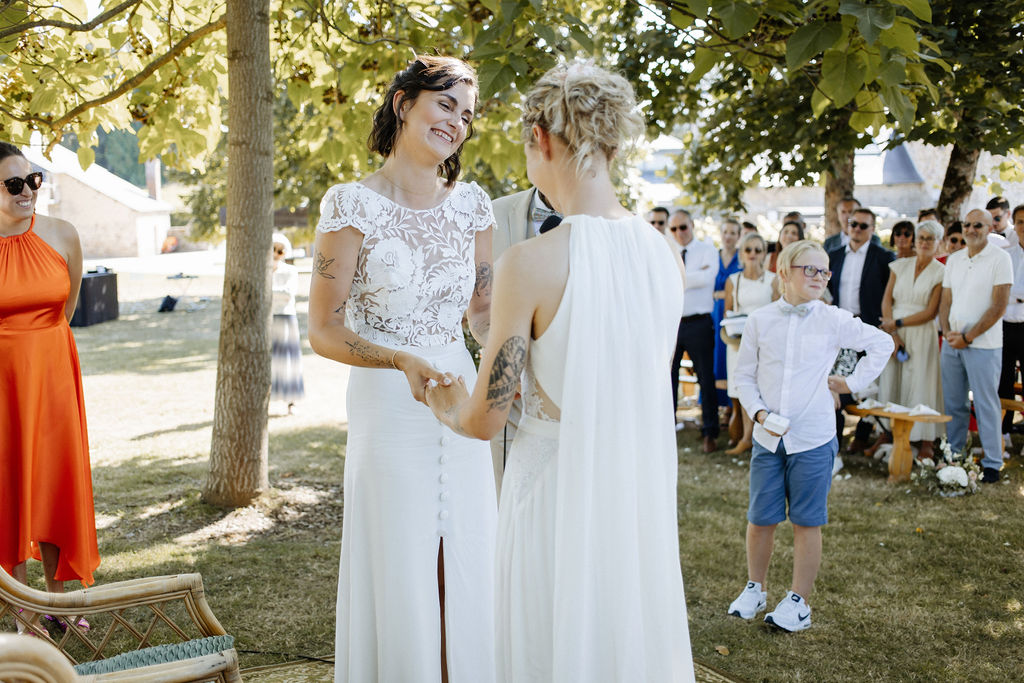 ceremonie mariage lesbien