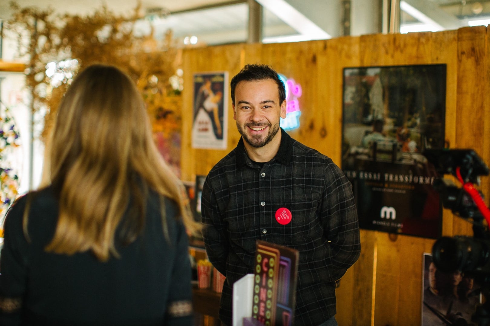 stand de videaste au salon du mariage à Bordeaux