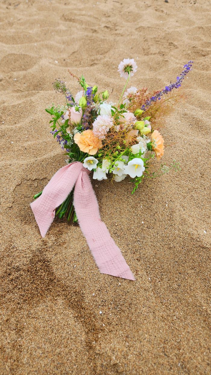 bouquet mariee plage loire