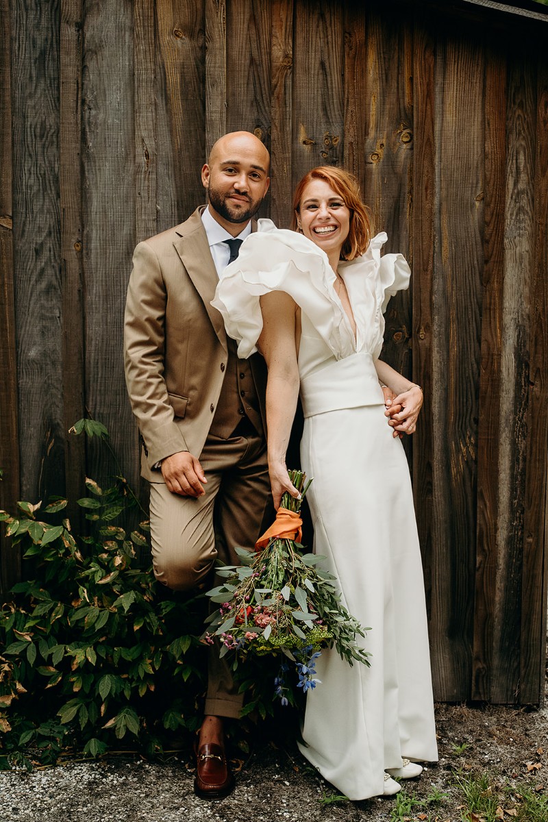 photo de couple en foret Landes