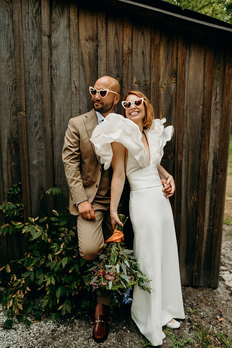 photo de couple en foret Landes