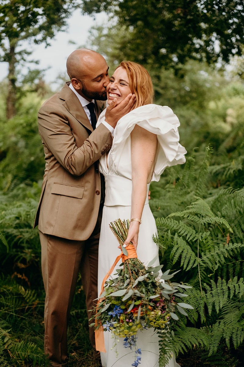 photo de couple en foret Landes