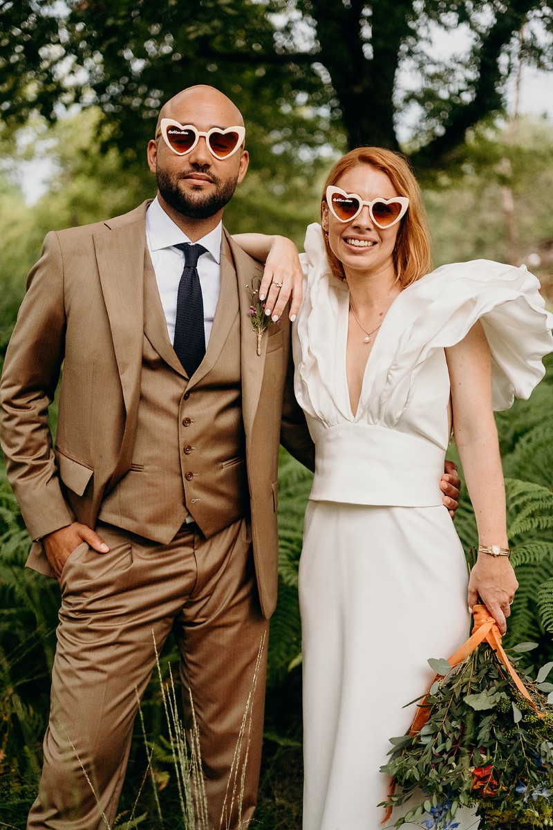 photo de couple en foret Landes