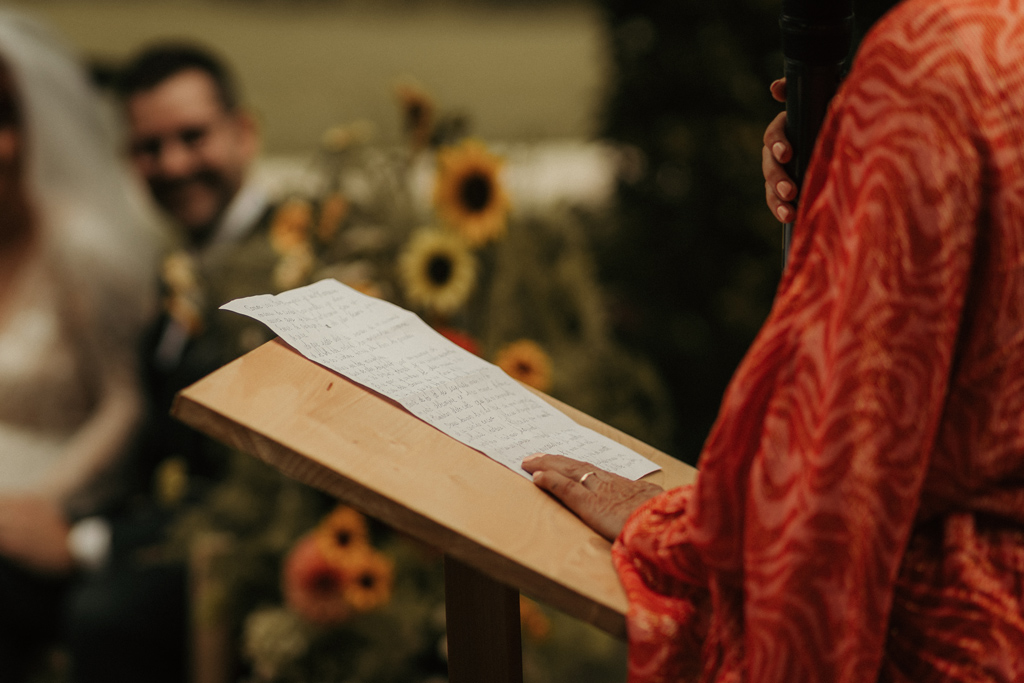 discours temoins vœux mariage saumur