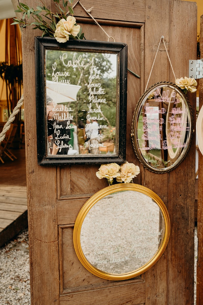 plan de table original mariage